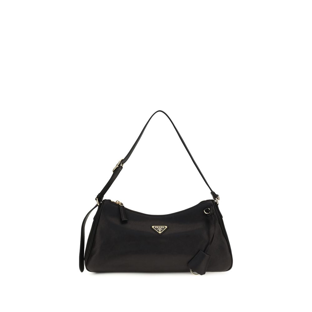 Prada Black Lamb Ovis Aries Aries Shoulder Bag