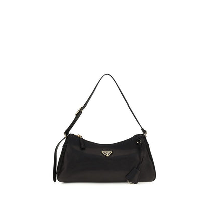 Prada Black Lamb Ovis Aries Aries Shoulder Bag