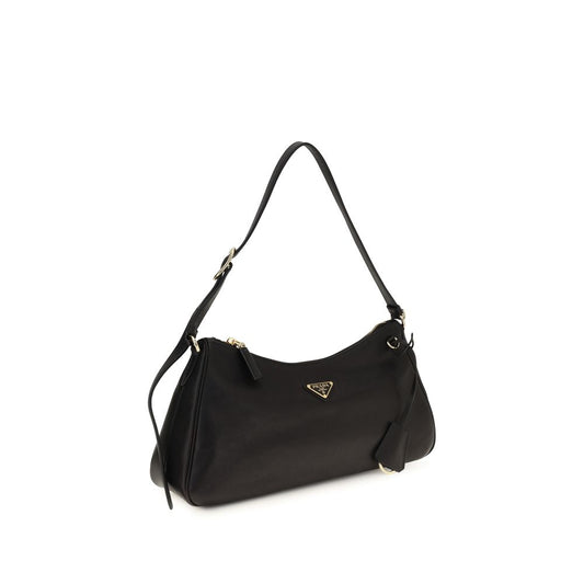 Prada Black Lamb Ovis Aries Aries Shoulder Bag