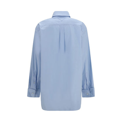 Prada Blue Cotton Shirt