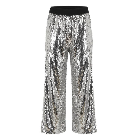 Trussardi Jeans Grey Polyester Women Pants