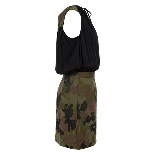 Trussardi Jeans Black Cotton Women's Dress