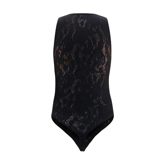 Wolford Black Polyamide Bodysuit