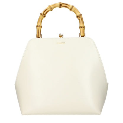 Jil Sander Beige Leather Handbag