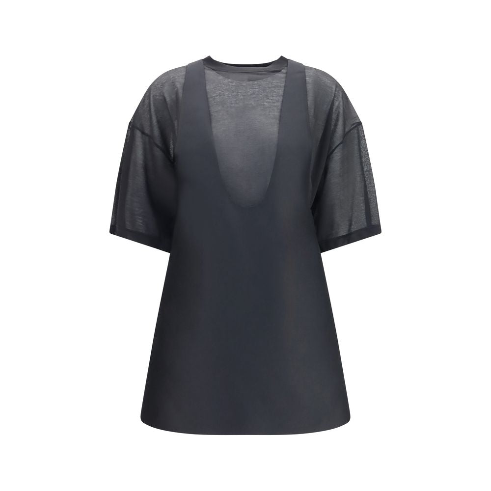 Balenciaga Black Wool Oves Aries Casual Dress