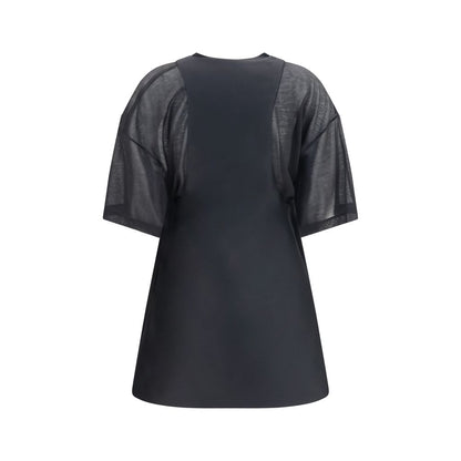 Balenciaga Black Wool Oves Aries Casual Dress