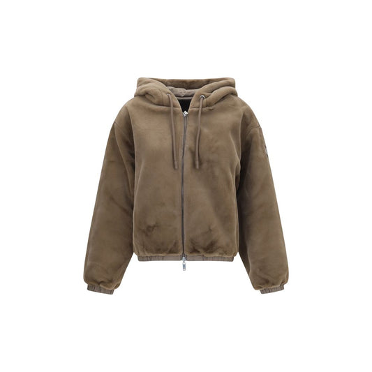 Moose Knuckles Brown Recycled Polyester Sweatshirt
