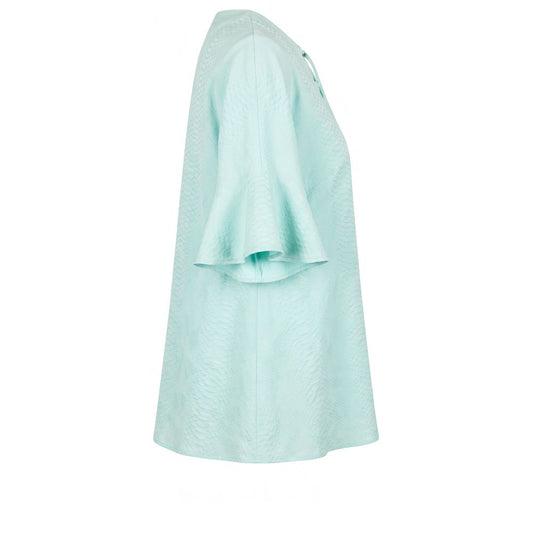 Trussardi Light Blue Cotton Women Shirt