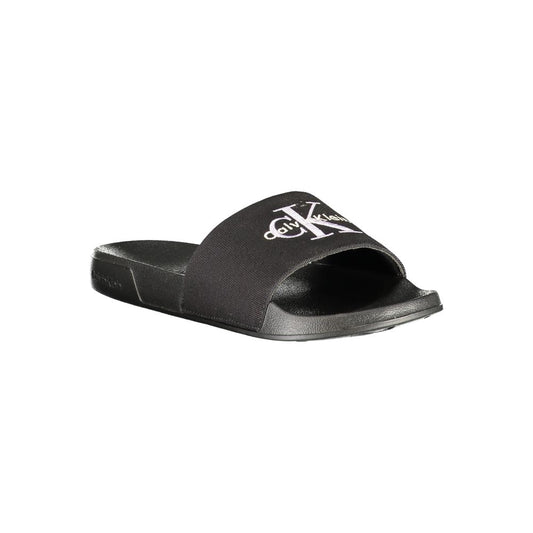Calvin Klein Nero Polyurethane Women Ciabatta