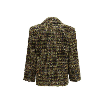 Saint Laurent Multicolor Wool Oves Aries Full-Length Jacket