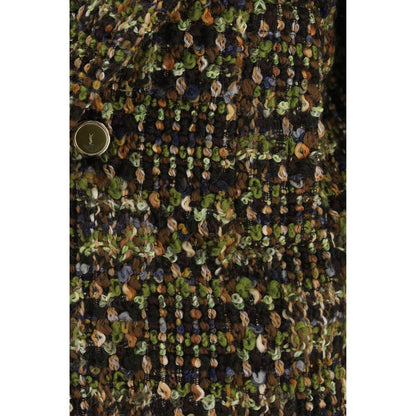 Saint Laurent Multicolor Wool Oves Aries Full-Length Jacket