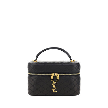 Saint Laurent Black Lamb Ovis Aries Shoulder Bag