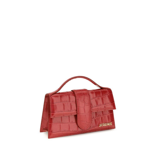 Jacquemus Red Calf Leather Bos Taurus Handbag