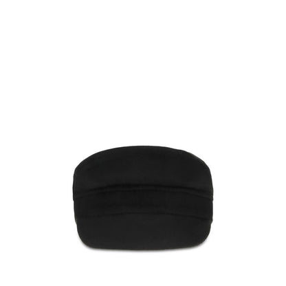 P.A.R.O.S.H. Black Wool Oves Aries Cap (Baseball Hat)
