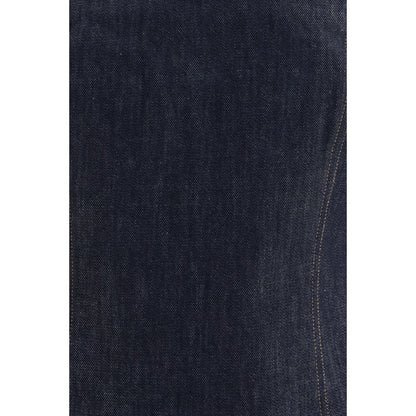 Brunello Cucinelli Blue Cotton Bodysuit