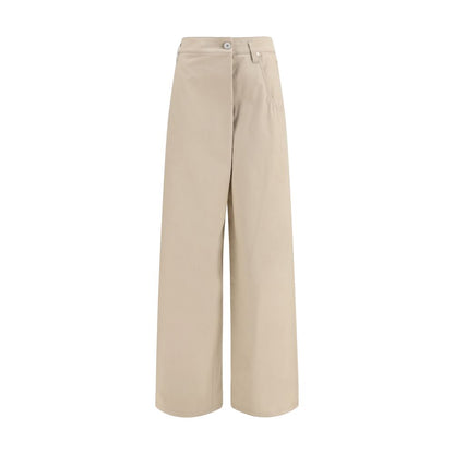 Brunello Cucinelli Beige Cotton Casual Pants