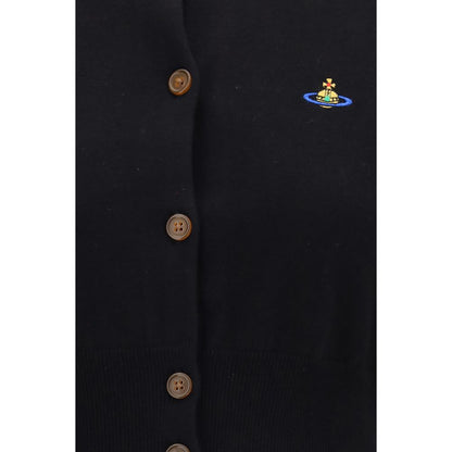 Vivienne Westwood Black Cotton Cardigan