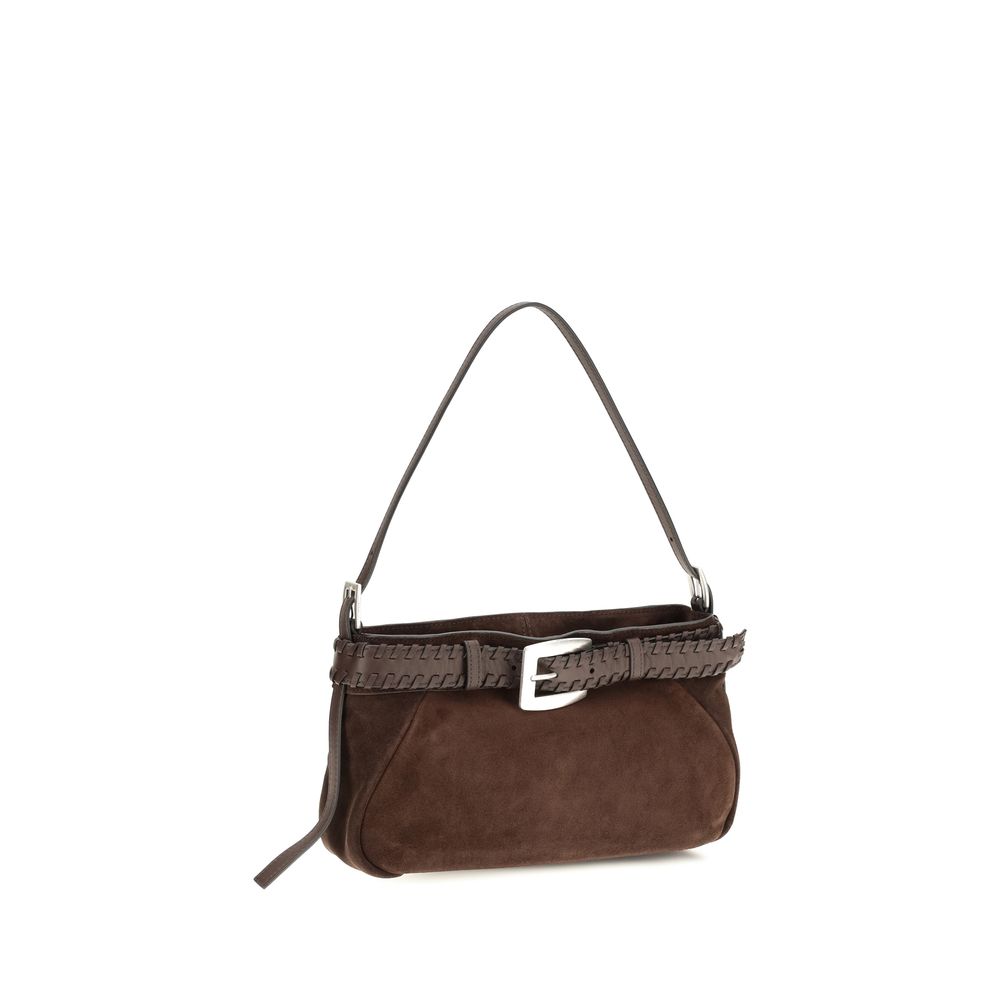 Staud Brown Lamb Ovis Aries Aries Shoulder Bag