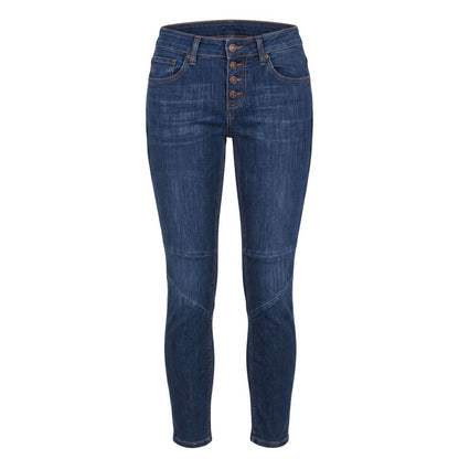 Object Blue Cotton Women's Jeans