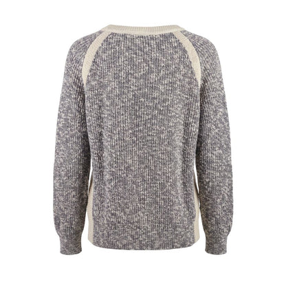 Trussardi Jeans Grey Cotton Women's Sweater
