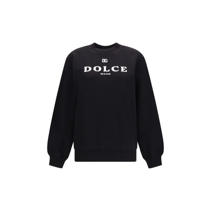 Dolce & Gabbana Black Cotton Sweatshirt