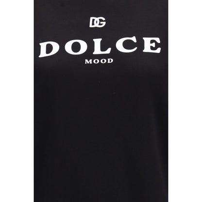 Dolce & Gabbana Black Cotton Sweatshirt