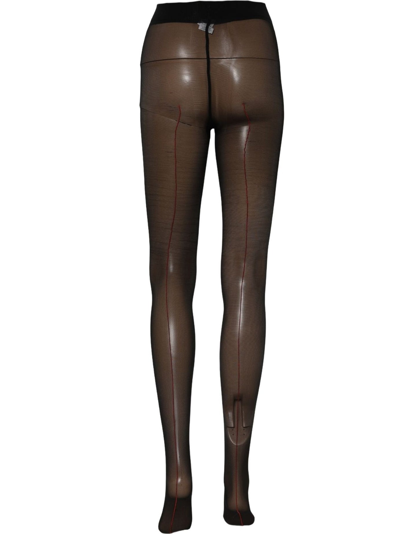 Dolce & Gabbana Black Nylon Tights Stocking Pantyhose Socks