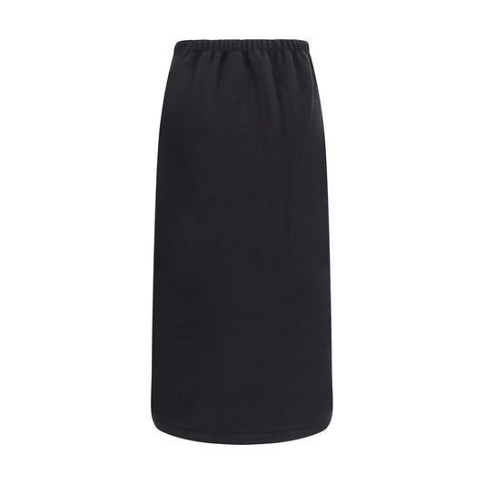 RIER Black Wool Oves Aries Midi Skirt