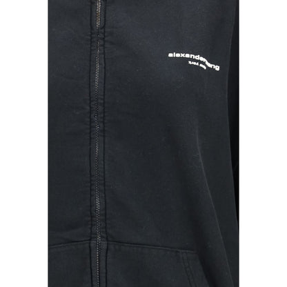 Alexander Wang Black Cotton Sweatshirt