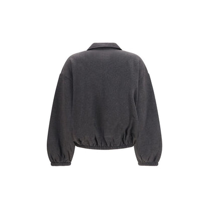 Darkpark Gray Cotton Sweatshirt