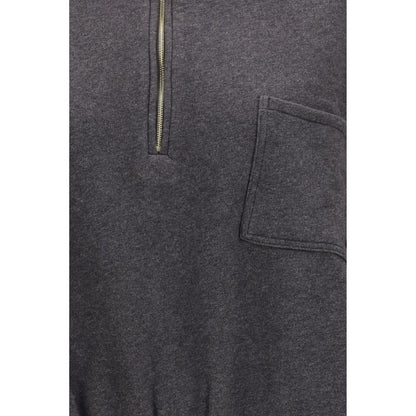 Darkpark Gray Cotton Sweatshirt