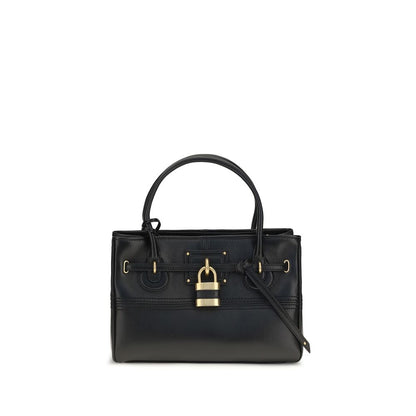 Chloé Black Buffalo Leather Shoulder Bag