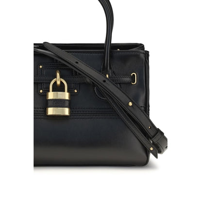 Chloé Black Buffalo Leather Shoulder Bag