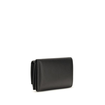 Fendi Black Calf Leather Bos Taurus Wallet