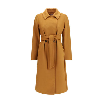 Max Mara Beige Wool Oves Aries Coat