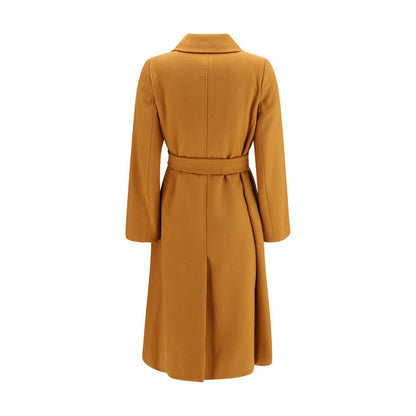 Max Mara Beige Wool Oves Aries Coat