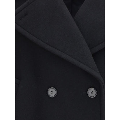 Chloé Black Wool Oves Aries Coat