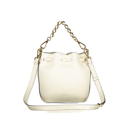 Coccinelle White Leather Handbag