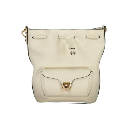 Coccinelle White Leather Handbag