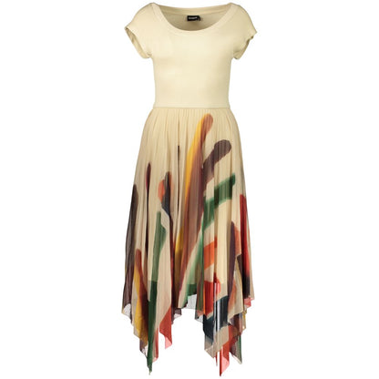 Desigual Beige Polyester Women's Dress