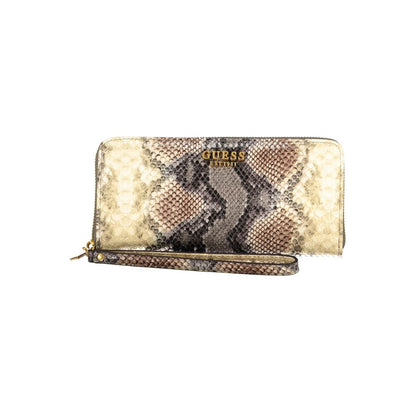 Guess Jeans Beige Polyurethane Women's Wallet