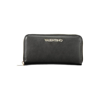 Mario Valentino Black Polyurethane Women's Wallet