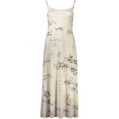 Desigual White Polyester Casual Dress