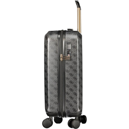 Guess Jeans Black Plastic Luggage And Travel