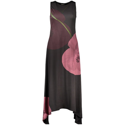 Desigual Black Polyester Casual Dress