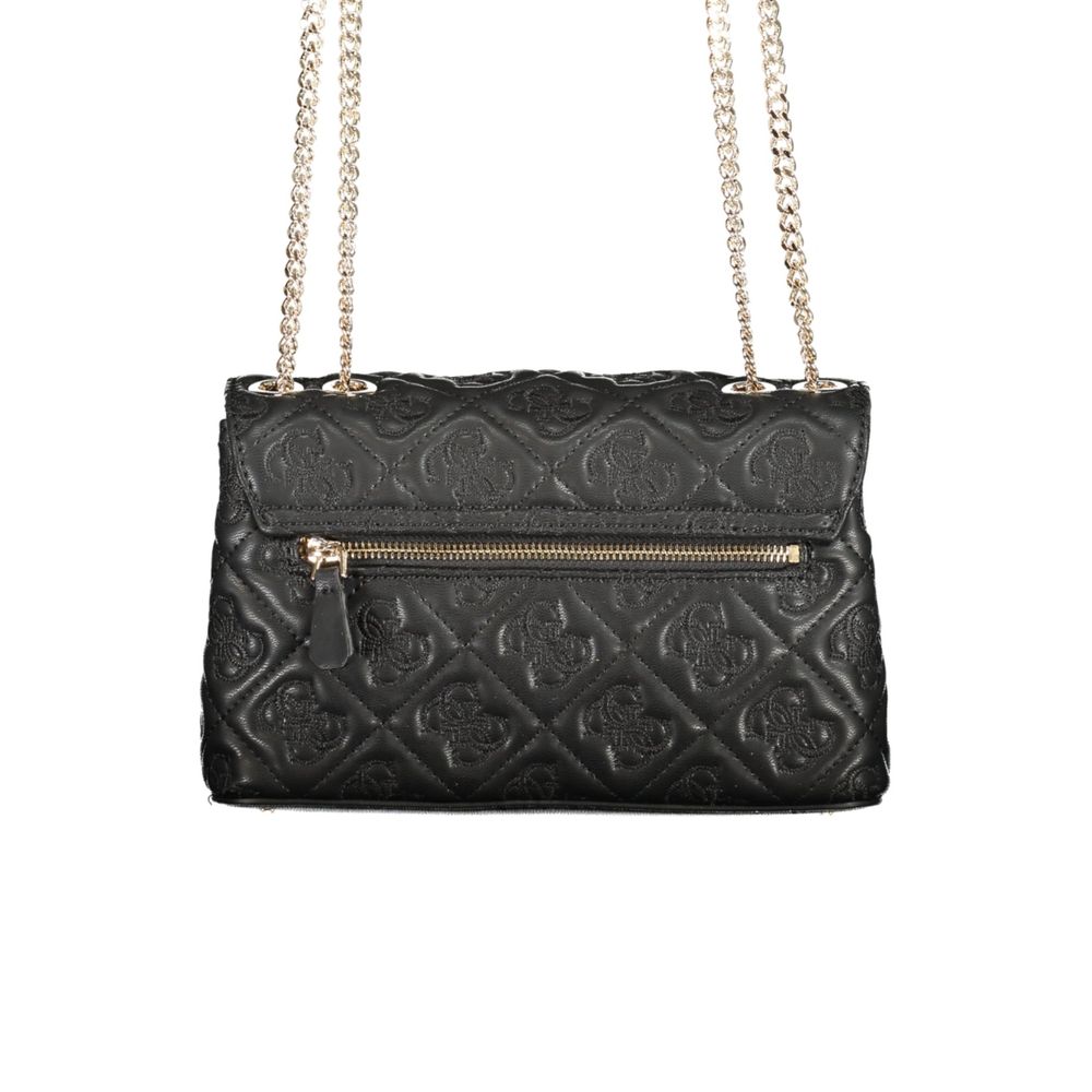 Guess Jeans Black Polyethylene Handbag