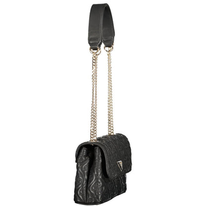 Guess Jeans Black Polyethylene Handbag