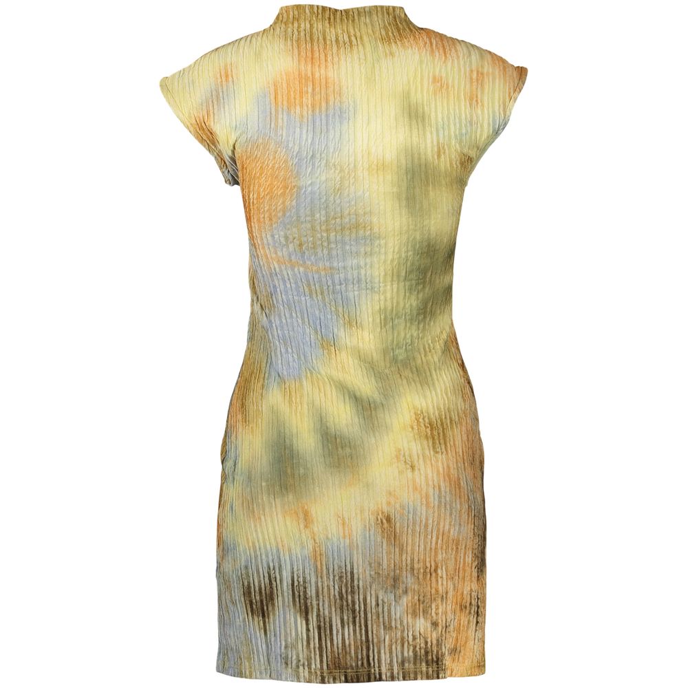 Desigual Green Polyester Casual Dress
