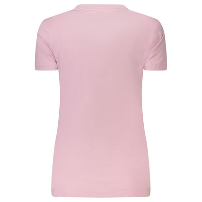 Guess Jeans Pink Cotton T-Shirt