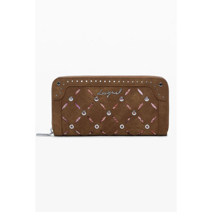 Desigual Brown Polyethylene Wallet